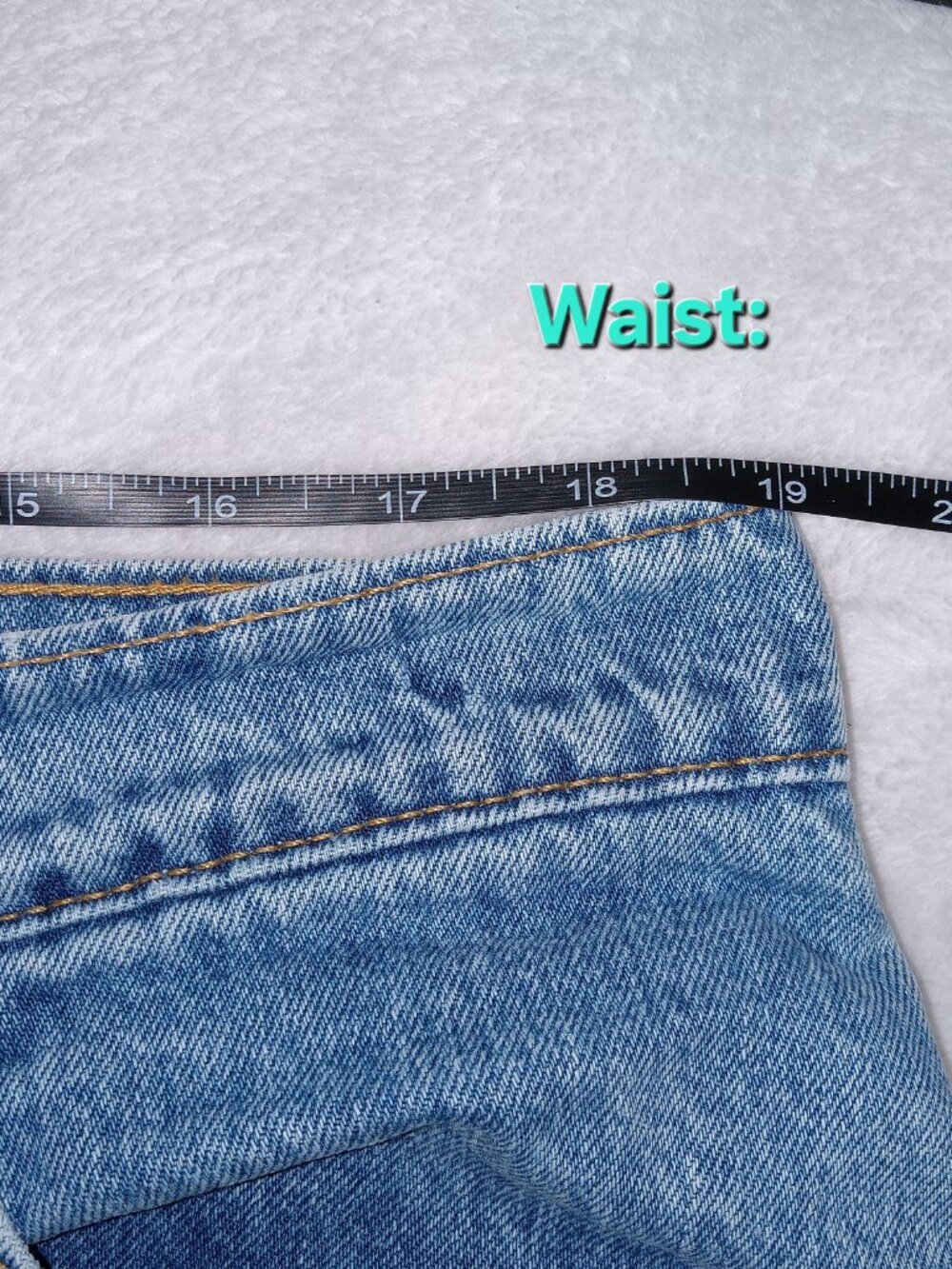 Vintage 90s Levi’s Mom Jeans USA Made High Rise Tapered Med Wash Two Pair Sz 20 - Picture 13 of 16